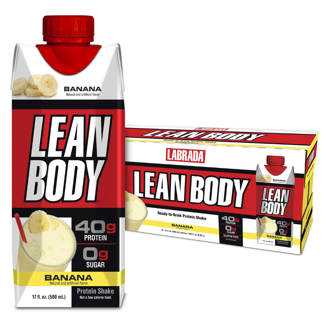 Lean Body 40g Protein RTD 500ml Banana - 12 Pack