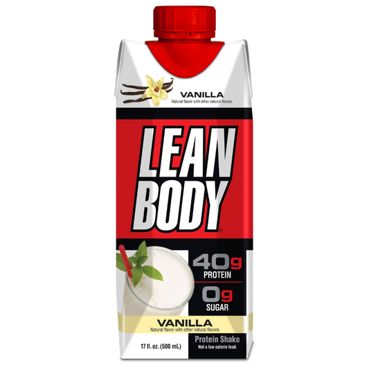 Lean Body 40g Protein RTD 500ml Vanilla - 12 Pack