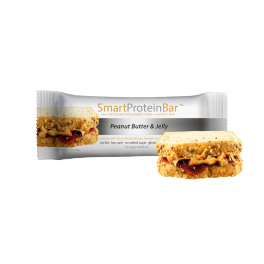 Smart Protein Bar 60g Peanut Butter & Jelly - 12 Pack