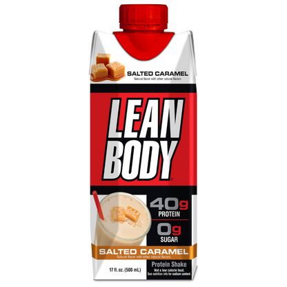 Lean Body 40g Protein RTD 500ml Salted Caramel - 12 Pack