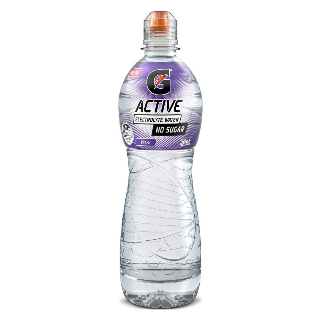 Gatorade G Active 600ml Grape - 12 Pack