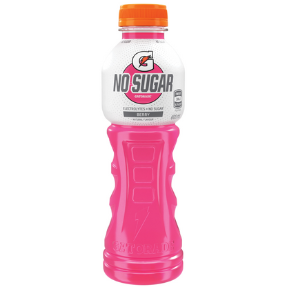 Gatorade No Sugar 600ml - Berry - 12 Pack