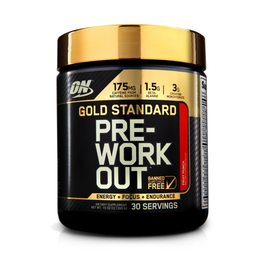 ON Gold Standard Pre Workout 30 Serve - Fruit Punch