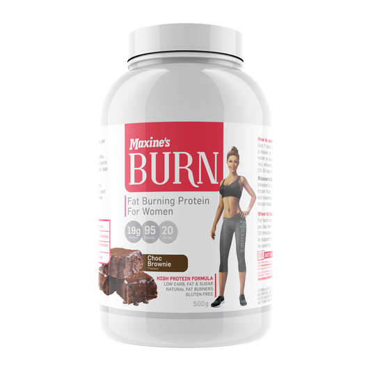 MAXINE'S Burn Protein 500g Choc Fudge Brownie