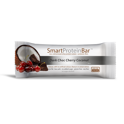 Smart Protein Bar 60g Dark Choc Cherry Coconut - 12 Pack