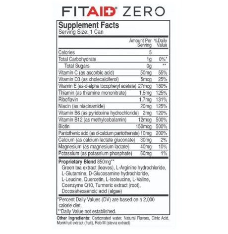 FITAID ZERO Recover  355ml - Citrus Medley - 12 Pack