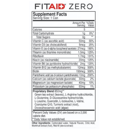 FITAID ZERO Recover  355ml - Citrus Medley - 12 Pack