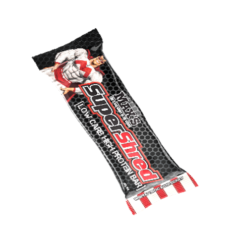 MAX'S Supershred Bar - White Choc Rasp - 60g - 12 Pack