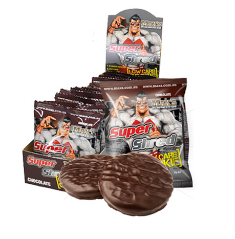 MAX'S Supershred Cookie - 75g - Choc - 12 Pack