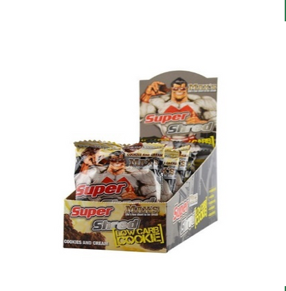 MAX'S Supershred Cookie - 75g - Cookies & Cream - 12 Pack