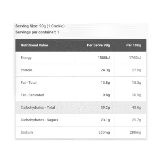 MAX'S Muscle Meal Cookie - 90g - Apricot & Almond - 12 Pack