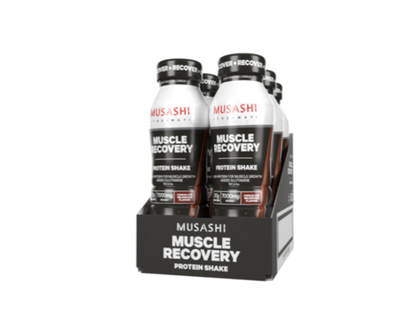 Musashi Recovery Shake- 375ml - Choc - 6 Pack