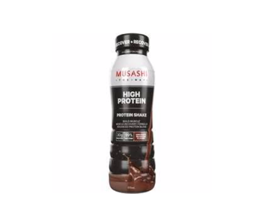 Musashi High Protein Shake - 375ml - Choc - 6 Pack