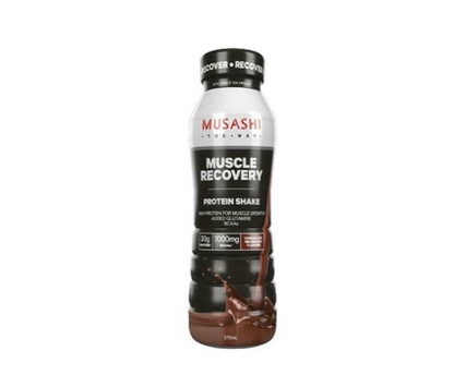 Musashi Recovery Shake- 375ml - Choc - 6 Pack