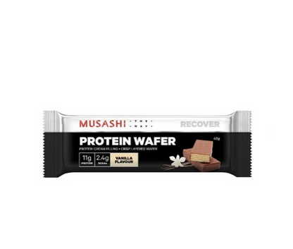 Musashi Wafer Bar - 40g - Vanilla - 12 Pack