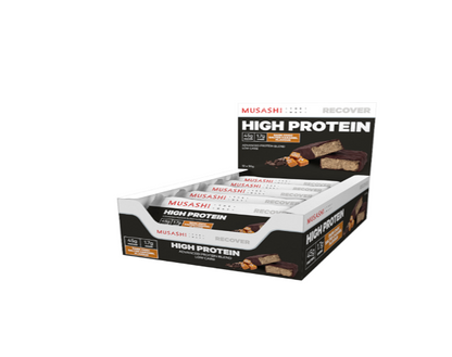 Musashi High Protein Bar - 90g - Dark Choc Salted Caramel - 12 Pack