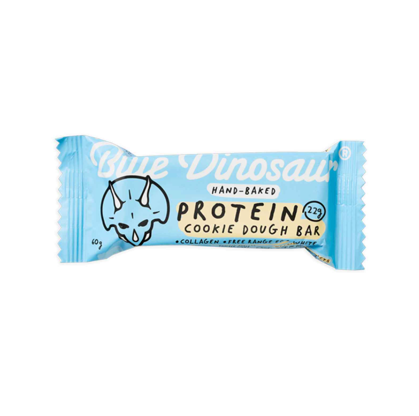 Blue Dinosaur Protein Bar 45g - Cookie Dough - 12 Pack