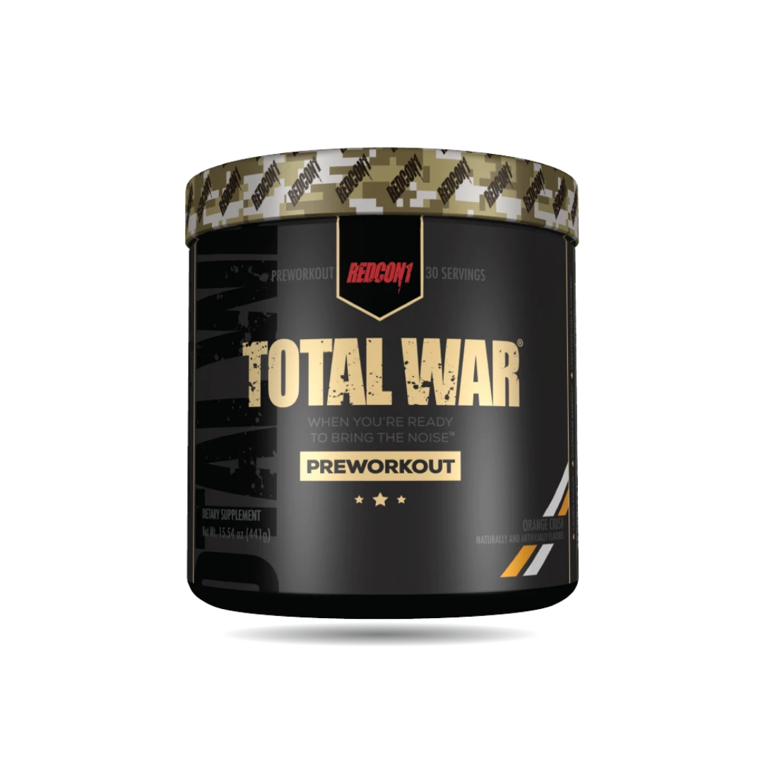 TOTAL WAR Pre Workout 30 serves - Orange Crush