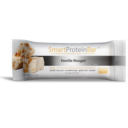 Smart Protein Bar 60g Vanilla Nougat - 12 Pack