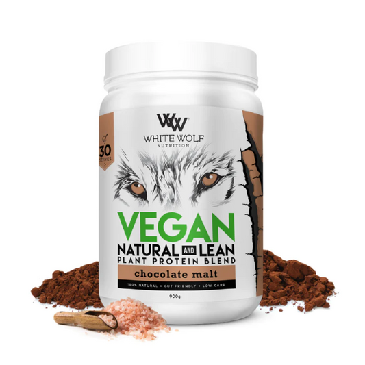 White Wolf Natural and Lean Protein 30 Serve Choc Malt