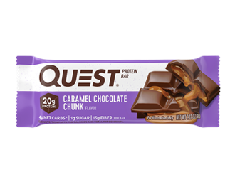 Quest Bars 60g - Caramel Choc Chunk - 12 Pack