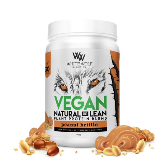 White Wolf Natural and Lean Protein 30 Serve Peanut Brittle